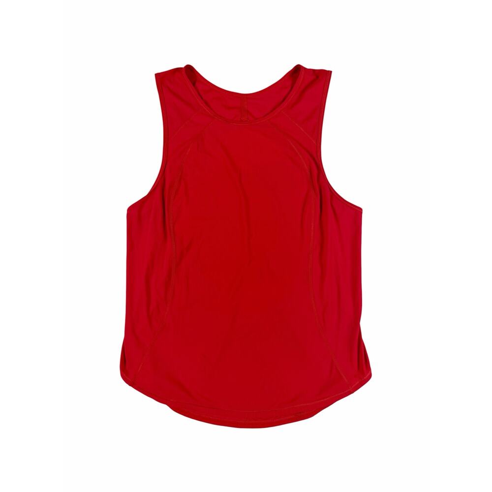 Lululemon Sculpt Tank Size 12 Dark Red Racerback Running Workout Top - Picture 2 of 12